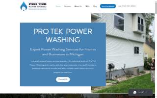 Pro Tek Power Washing, LLC of Inkster website