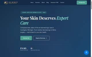 Summit Dermatology PLLC, Southgate website