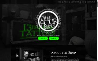 13th Hour Tattoos of St. Clair Shores website