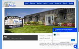 American Pets Inn of Harper Woods website