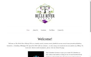 Belle River Winery of St. Clair Shores website