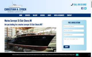 Christian A. Syoen Marine Surveyor of St. Clair Shores website