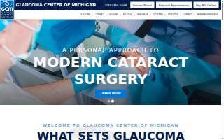 Glaucoma Center of Michigan website