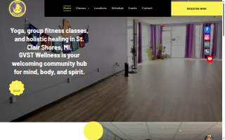 GVST Wellness website
