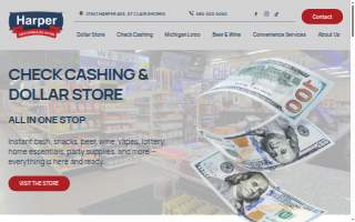 Harper Check Cashing & Exchange website