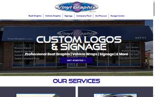 Vinyl Graphix of St. Clair Shores website