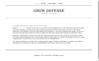 Attorney Daniel W. Grow website