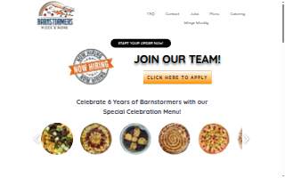 Barnstormers Pizza & More website