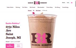 Baskin-Robbins of St. Joseph website