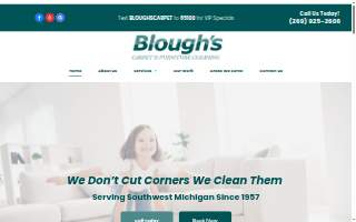 Blough's Carpet Cleaning website