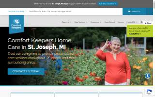 Comfort Keepers of St. Joseph website