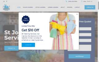 Craft Cleaning Service website