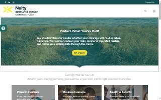 Nulty Insurance Agency website