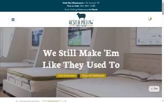 Rested Pillow Mattress website