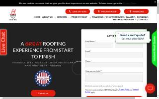 Roof Wiz website