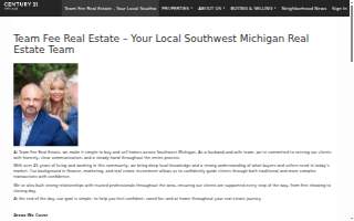 Team Fee Real Estate, CENTURY 21 Affiliated website