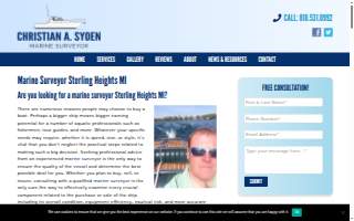Christian A. Syoen Marine Surveyor of Sterling Heights website
