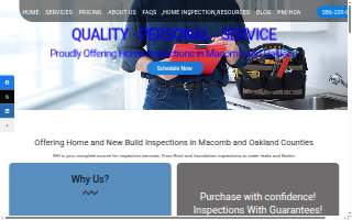 Expert Home Inspections website