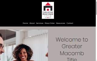 Greater Macomb Title Agency website