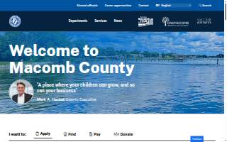 Macomb County Court Building website