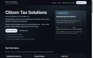Citizen Tax Solutions website