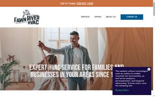 Fawn River HVAC LLC website
