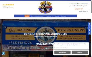 L & L Driving School website