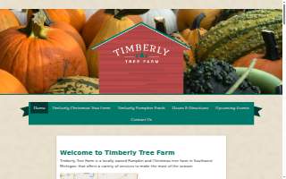 Timberly Tree Farm website