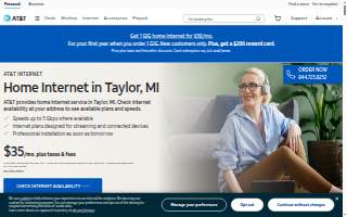 AT&T - Internet Service Provider website