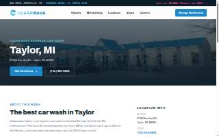 Clearwave Car Wash of Taylor website
