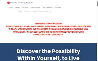 Counseling and Therapy Associates website