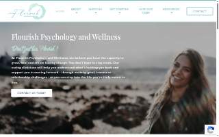 Flourish Psychology and Wellness of Taylor website