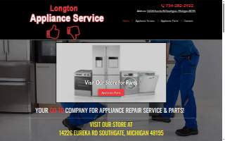 Longton Appliance Service & Parts of Taylor website