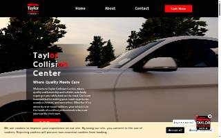 Taylor Collision Center website