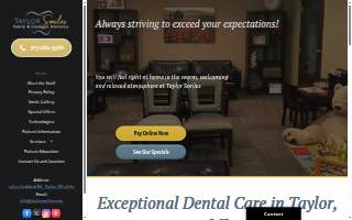 Taylor Smiles website