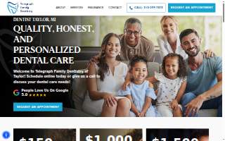 Telegraph Family Dentistry - Taylor website