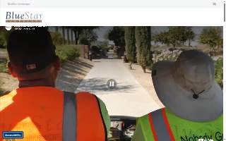 Blue Star Landscape Supply website