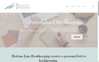 Bottom Line Bookkeeping Service website