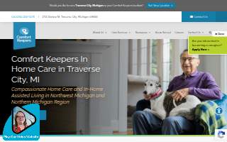 Comfort Keepers In Home Care of Traverse City website