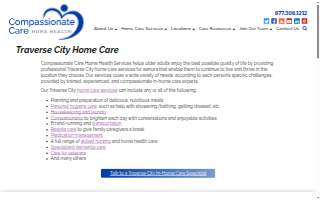 Compassionate Care Home Health Services, Inc. website