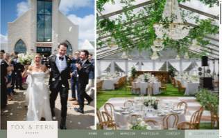 fox & fern events website