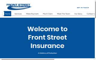 Front Street Insurance website