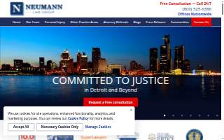 Neumann Law Group of Traverse City website
