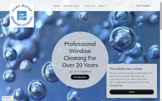 Pure Water Window Cleaning website