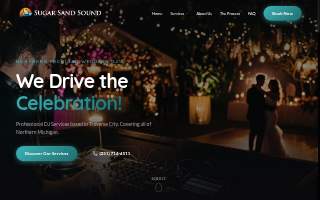 Sugar Sand Sound website