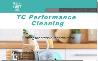 TC Performance Cleaning website