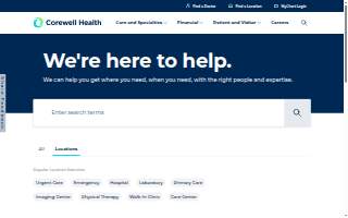 Corewell Health Retail Pharmacy - Trenton website
