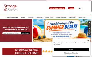 Storage Sense - Trenton website