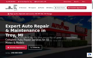 Auto Pro - Troy website