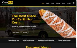 Cornhub Food Truck website